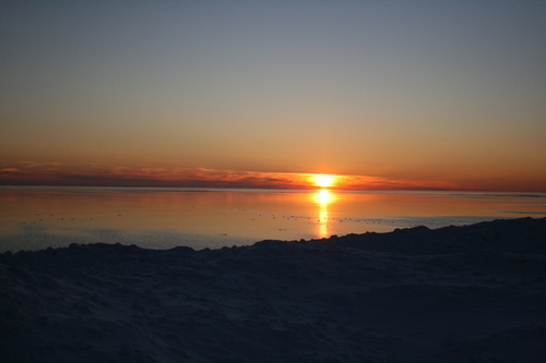 [Picture: Winter Sunset over Lake Ontario 6]