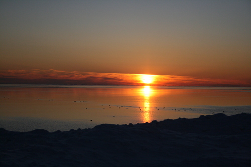 [Picture: Winter Sunset over Lake Ontario 7]