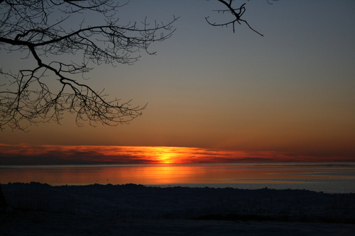 [Picture: Winter sunset]