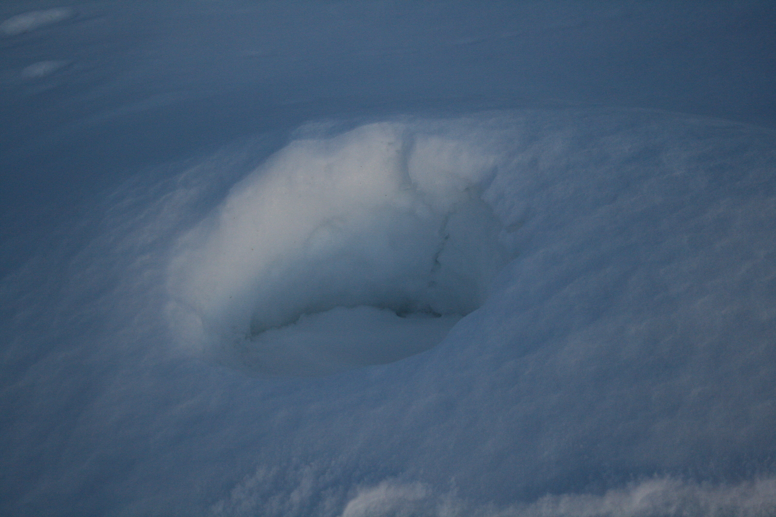 [Picture: Snowcano crater]