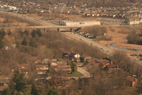 [Picture: Bridge over the road]