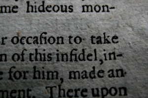[picture: Closeup words 1: of this infidel]