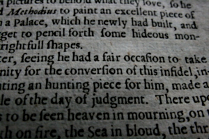 [picture: Closeup words 2: for the conversion of this infidel]