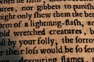 [picture: Closeup words 12: wretched creatures]