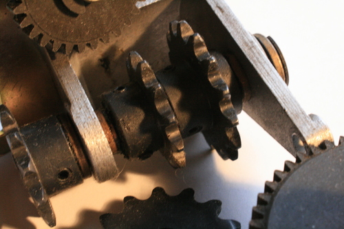 [Picture: Cogs 1: Macro cogs and wheels]