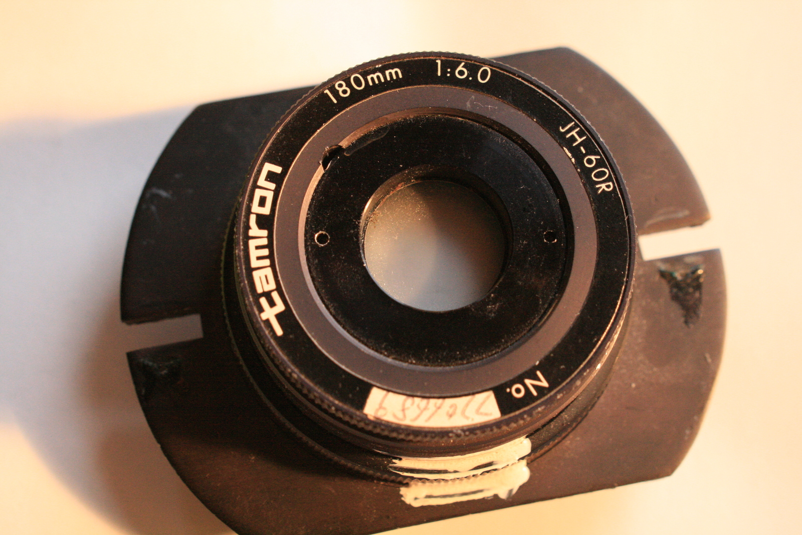 [Picture: tamron photocopier lens 1: top view]