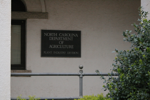 [Picture: North Carolina Department of Agriculture Plant Industry Division 3]