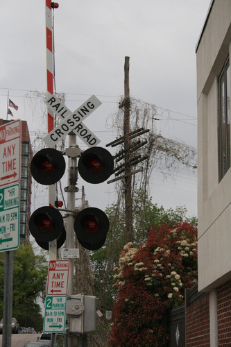 [Picture: Railroad Crossing]