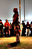 [picture: Native hoop dancer]