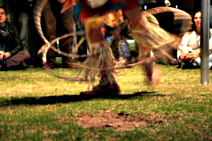 [picture: Native dancer, his feet]