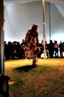 [picture: Native hoop dancer]