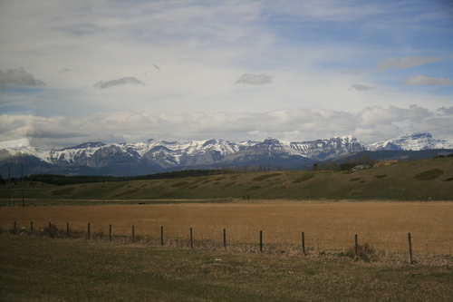 [Picture: From the shuttle-bus on the way]