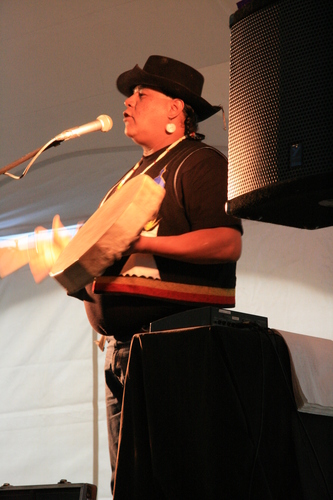 [Picture: Native singer]