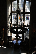 [Picture: Conference hotel, window and chandelier]