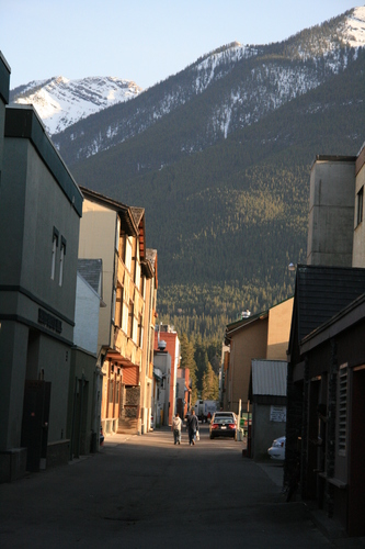 [Picture: Banff side street]