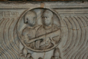 [picture: sarcophagus from 3rd century C.E. 2: detail]