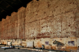 [picture: Wall without frescoes]