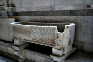 [picture: Oval sarcophagus]