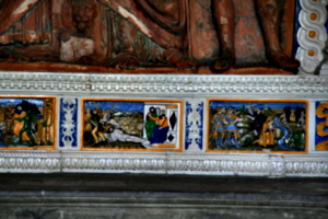 [picture: Rococo Tomb 3: detail of scenes]