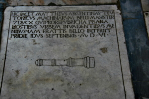 [picture: Inscription from an Italian Grave]