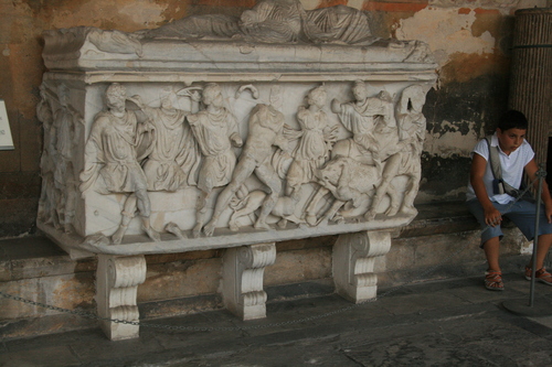 [Picture: Second century A.D. Stone coffin 2]