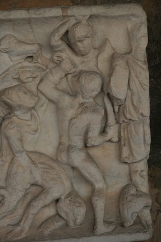 [Picture: Sarcophagus from 2nd Century C.E. 2: detaill]