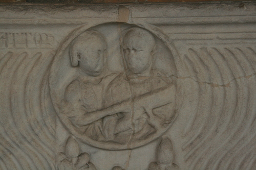 [Picture: sarcophagus from 3rd century C.E. 2: detail]