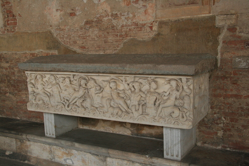 [Picture: Stone Sarcophagus]