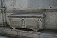 [Picture: Rectangular fluted sarcophagus]