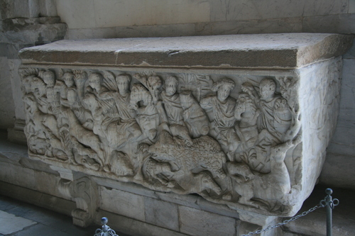 [Picture: fourth century sarcophagus 1]