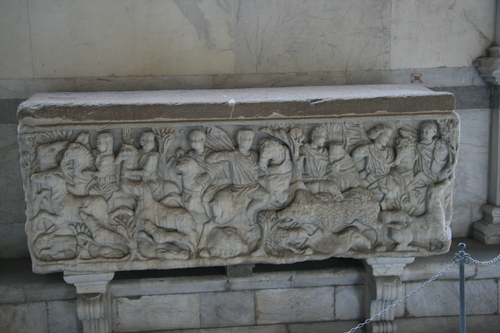 [Picture: fourth century sarcophagus 2]