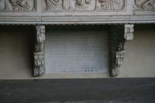 [Picture: Inscription bearing the date 1321]