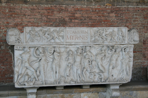 [Picture: Bacchic Scene Sarcophagus 4]