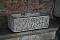 [Picture: Stone coffin for the burial of a child]