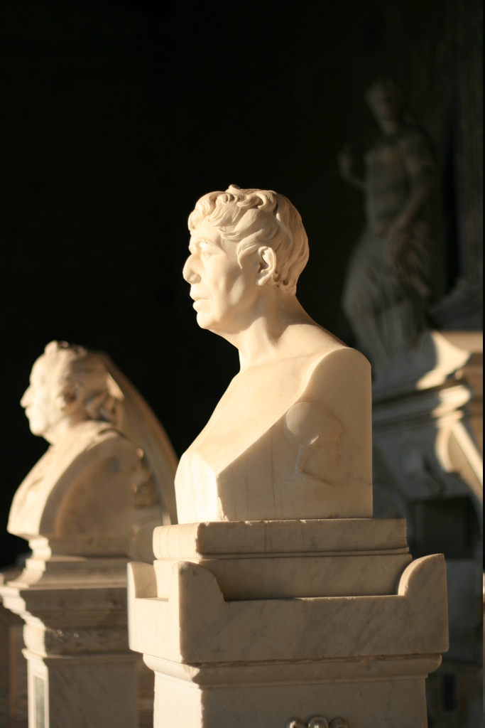 [Picture: Two busts]