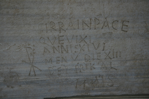 [Picture: Christian inscription]