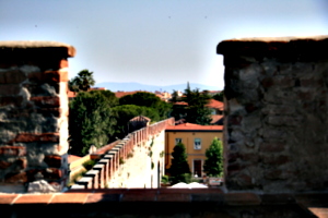 [picture: Pisa outside the city walls]