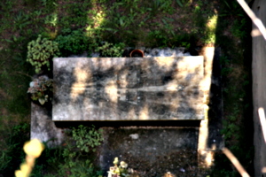 [picture: Jewish Cemetary 29: Looking down]