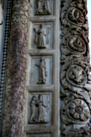 [picture: Carved Baptistry Entrance side-panels]