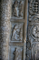 [picture: Carved Baptistry Entrance side-panels]