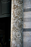 [Picture: Carved pillar (detail)]
