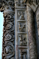 [Picture: Carved Baptistry Entrance side-panels 1]