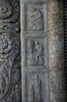 [Picture: Carved Baptistry Entrance side-panels 5]