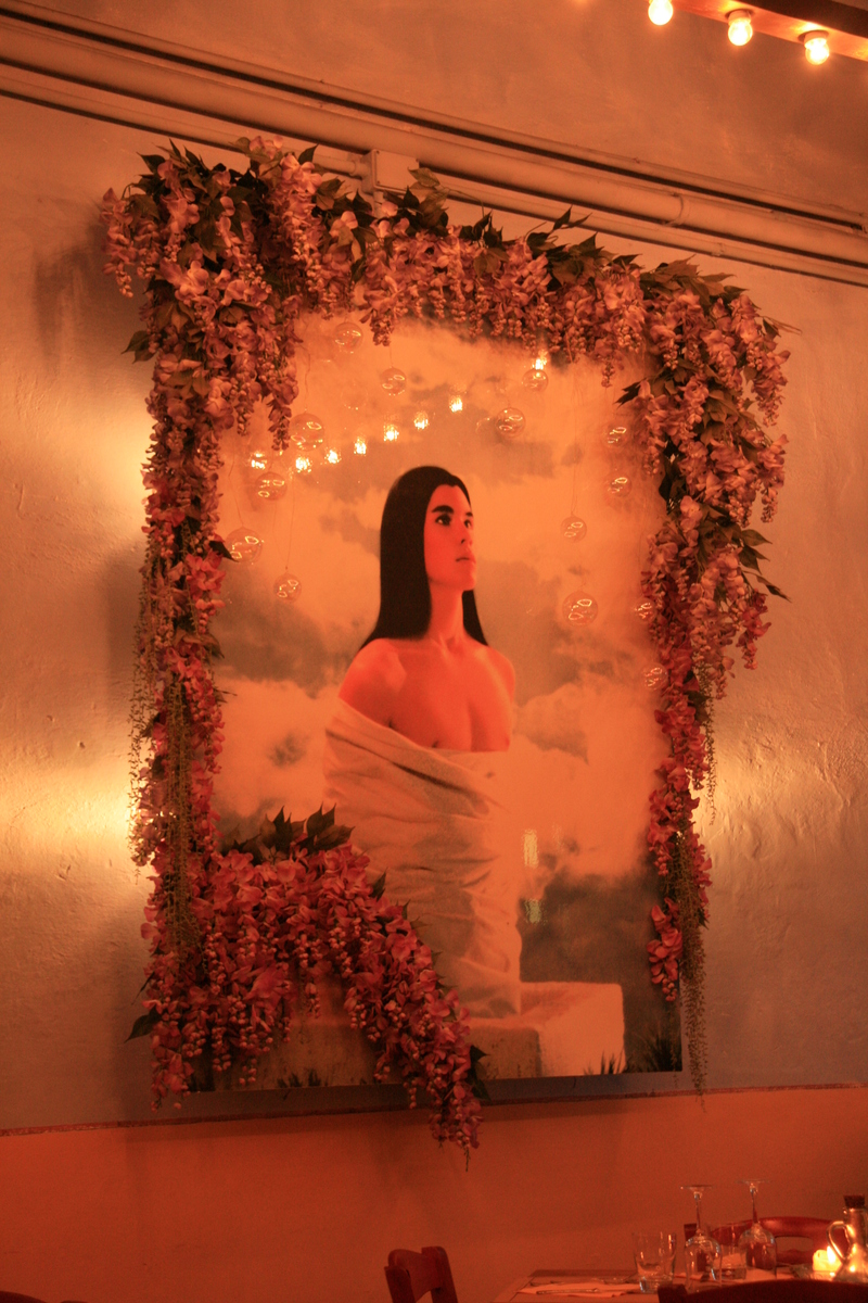 [Picture: Inside a restaurant 1: romance, bubbles and virgin]