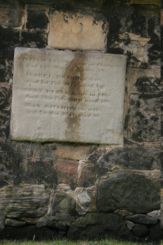[Picture: 1814 gravestone]