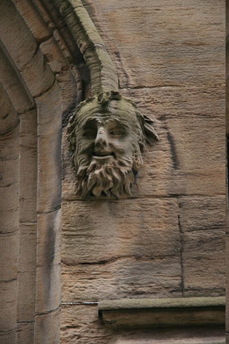 [Picture: Carved stone head 3]