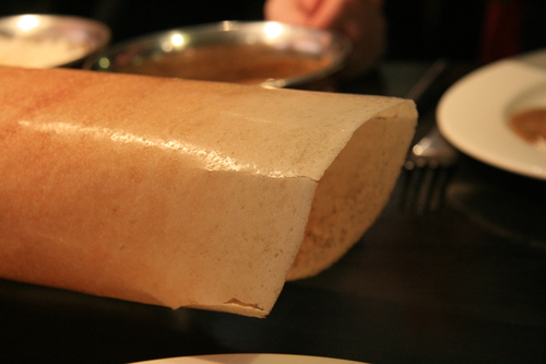 [Picture: giant dosai]