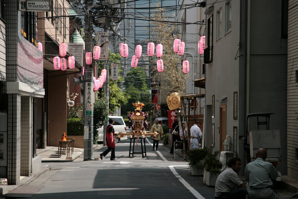 [Picture: Lanterns and Mikoshi 2]