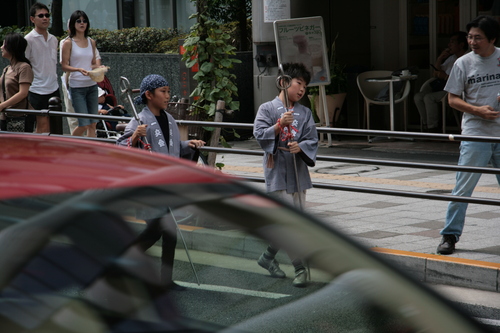 [Picture: Children with staff 1]