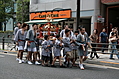 [Picture: Children carrying the mikoshi]
